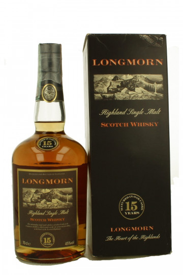 Longmorn Speyside Scotch Whisky 15 years old Bot in The 90's early 2000 70cl 45% OB-
