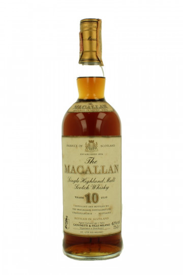 MACALLAN 10 Years Old - Bot.80's 75cl 40% OB - Giovinetti import