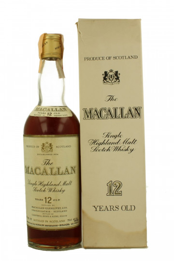 MACALLAN 12 Years Old - Bot.70's-80's 75cl 43% OB-