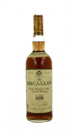 MACALLAN 18 Year Old 1970 1988 75cl 43% OB-Giovinetti import