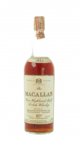 MACALLAN 1962 Bot.late 70's 26-2/3 Fl.Ozs 80°proof OB