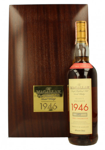 MACALLAN 52YO 1946 70CL 40% WOOD BOX  