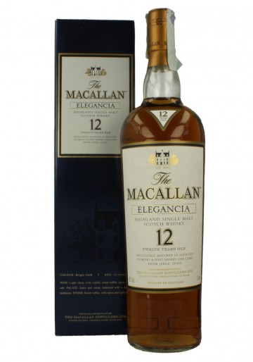 Macallan Elegancia 12yo 100 Cl 40 Oloroso Fino Sherry Cask Products Whisky Antique Whisky Spirits