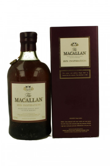 Macallan Inspiration 1851 Speyside Scotch Whisky  70cl 41.3% OB-