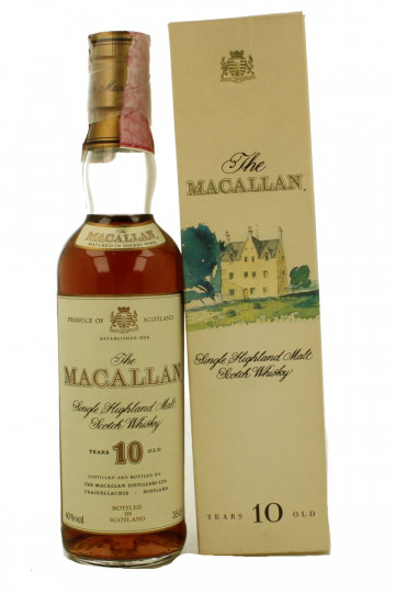 Macallan  Speyside Scotch Whisky 10 Year Old Bot 80's 35cl 40% OB-