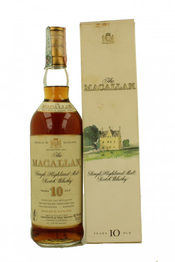 Macallan Speyside  Scotch Whisky 10 Years Old Bot in The 90's 70cl 43% OB-Sherry Cask