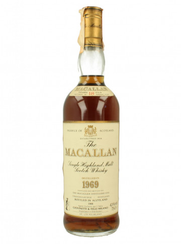 MACALLAN  Speyside Scotch Whisky 18 year old 1969 1988 75cl 43% OB- Giovinetti Import