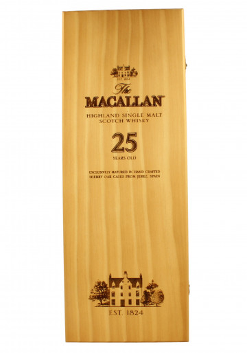 Macallan Speyside  Scotch Whisky 25 Year Old 700ml 43% OB - Whisky Tint 24 -Sherry Oak