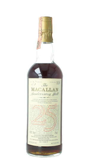 Macallan Speyside Scotch Whisky 25  Years Old 1957 1983 75cl 43% Ob-no box