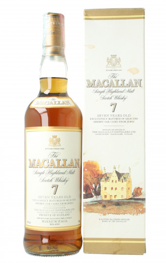 Macallan Speyside Scotch Whisky 7 Years Old 70cl 40% OB- Maxxium  Import