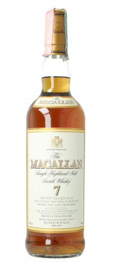 Macallan Speyside Scotch Whisky 7 Years Old 70cl 40% OB- Maxxium  Import NO Box