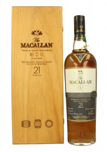 MACALLAN  Speyside Scotch Whisky Fine Oak 21 Year Old 700ml 43% OB - Whisky Tint 12