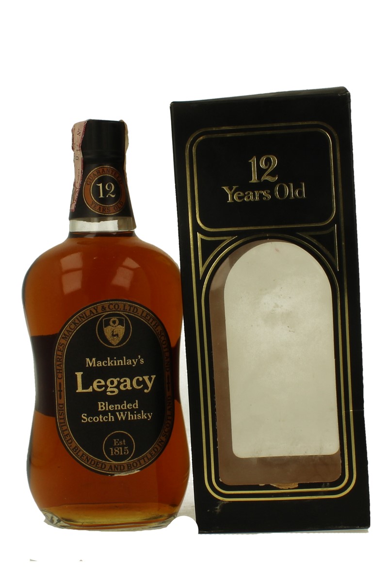 MacKinlay Finest Scotch Whisky Legacy 12 Years Old Bot 70-80's 75cl 43% ...