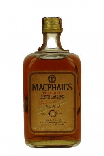 MACPHAIL'S Pure Malt 10 years old 75cl 60.5% Gordon MacPhail  -Gold