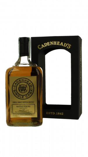 MANNOCHMORE 37 Years Old 1977 2015 70cl 49.4% Cadenhead's - Single Cask