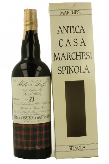 MARCHESI SPINOLA Full Set 6 Bottles Scotch Whisky Bot.1990 6x75cl Sestante- Milton Duff-Longmorn-port Ellen-Glen Gordon-Glenlossie-Tomatin