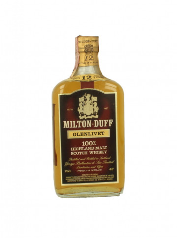 MILTON-DUFF 12yo Bot.70's 75cl 43% OB - Spirits Imp.