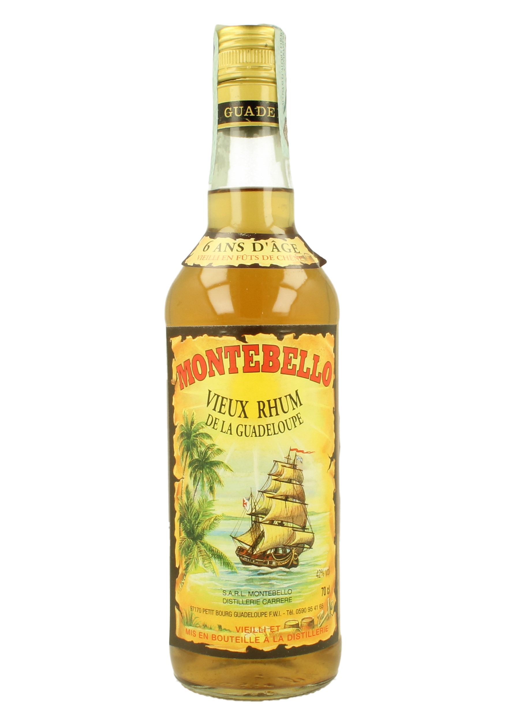 MONTEBELLO Rhum Vieux 6 Ans 42%