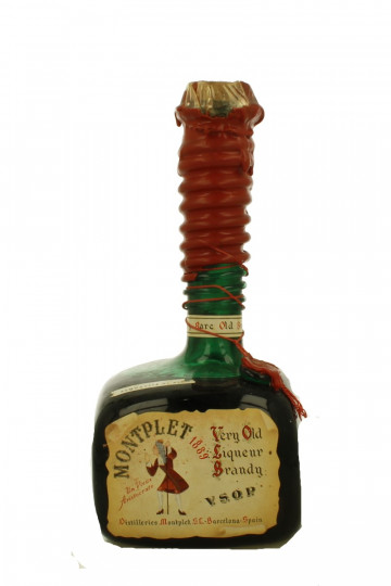 Montplet vsop   Brandy - Bot.60's or early 70's 75cl 40% OB-