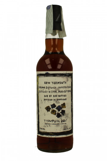 NEW YARMOUTH Jamaica RUM 27 years old 1994 2022 70cl 60.1% - thompson bros