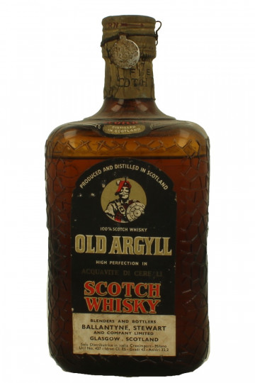 OLD ARGYLL Blended Scotch Whisky 12 Year old Bot.1940/50's and 60's 75cl 43% Ballantines Stewart