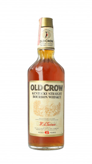 Old Crow  Kentucky Straight Bourbon Whiskey 6 year old Bottled around 1970 75cl 43% OB-