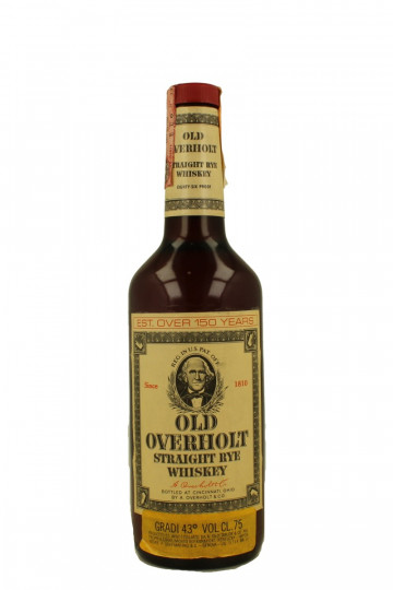 Old Overholt  Kentucky Straight Rye  Whiskey - Bot.70's-80's 75cl 43% OB  - Soffiantino Import