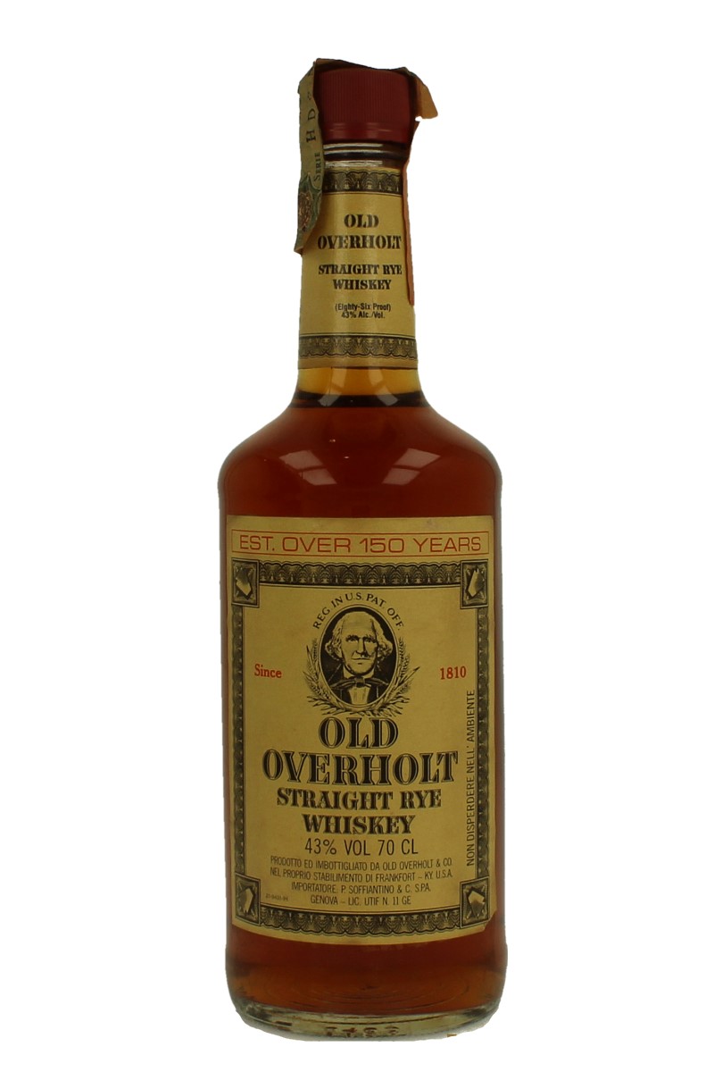 OLD OVERHOLT Straight Rye Whiskey 70cl 43% - Products - Whisky Antique ...