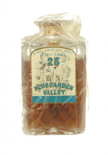 PLUSCARDEN VALLEY - Miltonduff 25yo Bot.80's 75cl 43% Sestante - Crystal Decanter