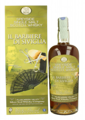 PLUSCARDEN VALLEY Speyside Scotch Whisky 38yo 1977 2015 70cl 46.7% Silver Seal  - Il Barbiere di Siviglia