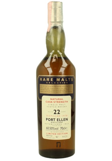 Port Ellen Islay Scotch Whisky 22yo 1978 2000 70cl 60.5% OB - Rare ...