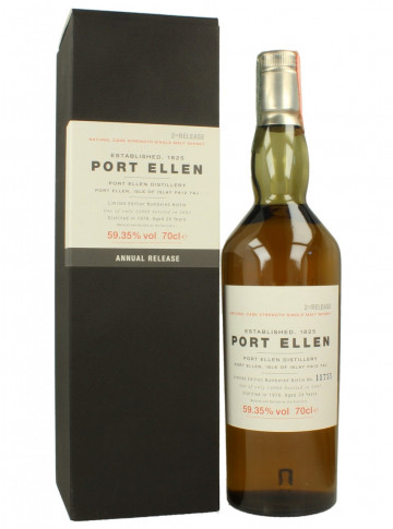 Port Ellen Islay Scotch Whisky 24yo 1978 2002 70cl 59.35% OB - 2nd Release