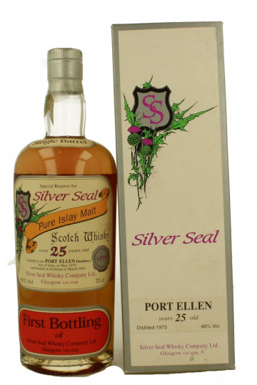 Port Ellen Islay Scotch Whisky 25 Years Old 1975 2001 70cl 46% Silver Seal