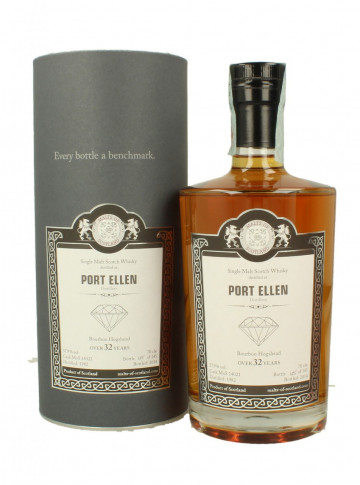 Port Ellen Islay Scotch Whisky 32 year old 1982 2014 70cl 57.9% Malts of Scotland  - Bourbon Hogs. #14021