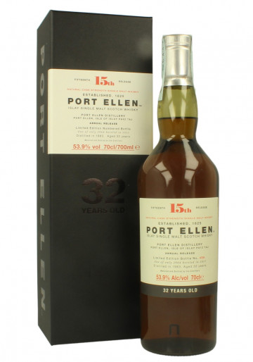 Port Ellen Islay Scotch Whisky 32 Year Old 1983 2015 70vl 53.9% 15TH RELEASE