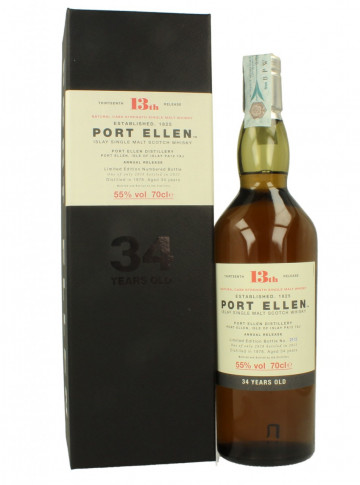 Port Ellen Islay Scotch Whisky 34 Year Old 1978 2013 70cl 55% 13TH RELEASE