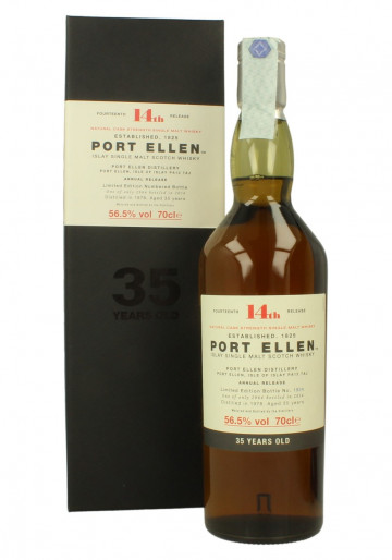 Port Ellen Islay Scotch Whisky 35 year old 1978 2014 70cl 56.5% 14 TH RELEASE