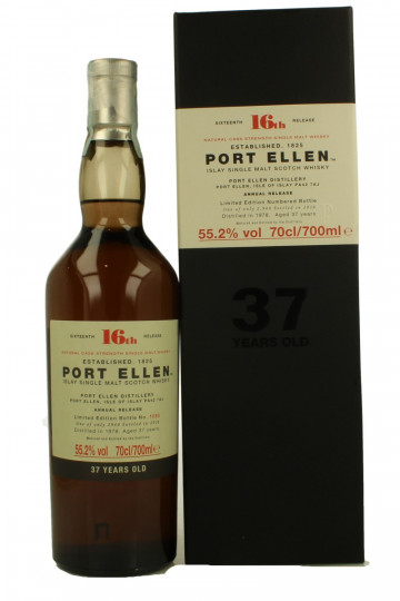 Port Ellen Islay Scotch Whisky 37 Years Old 1978 2016 70cl 55.2% OB- Limited Edition 16th release