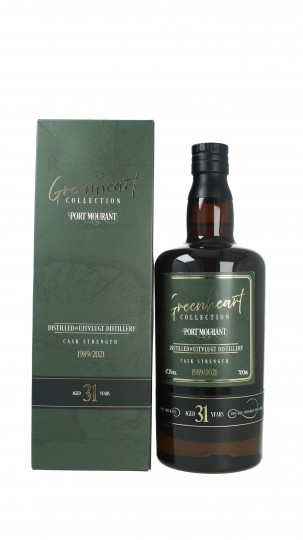 Port Mourant Uitvlugt  Distillery Guyana Rum 31 years old 1989 2021 70cl 47.3% Green heart collection