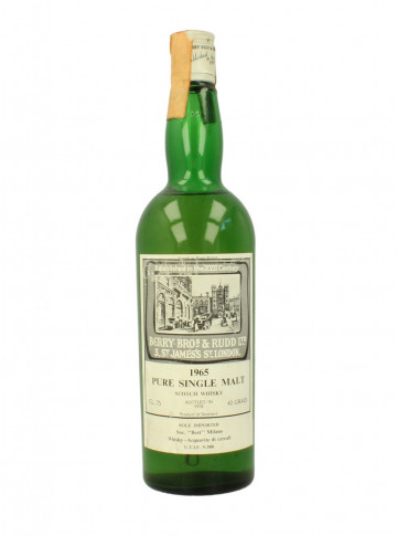 PURE SINGLE MALT 1965 1978 70cl 43% Berry & Bros Rudd