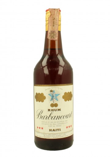 RHUM BARBANCOURT 75CL 43% VERY OLD BOTTLE  -BOTTLED IN THE 70'S