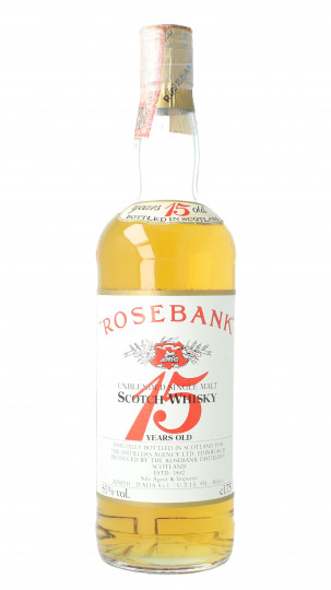 Rosebank Lowland Scotch Whisky 15 Years Old - Bot.80's 75cl 61% OB-