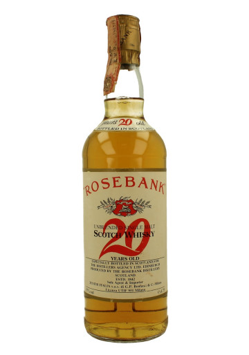 Rosebank Lowland Scotch Whisky 20yo - Bot.70's-80's 75cl 57%