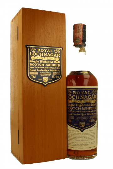 Royal Lochnagar   Scotch Whisky Selected reserve - Bot.70's-80's 75cl 43% ob-Wood Box