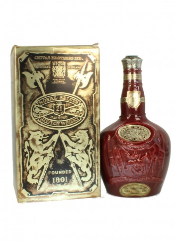 ROYAL SALUTE  CHIVAS   21 YO 70 CL 40 % CERAMIC RED