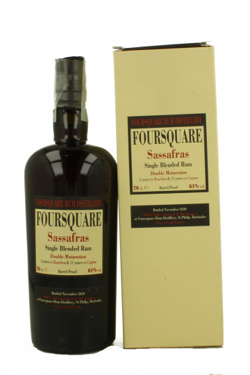 Rum Foursquare Sassafras 14 Years old bottled 2020 70cl 61% Velier