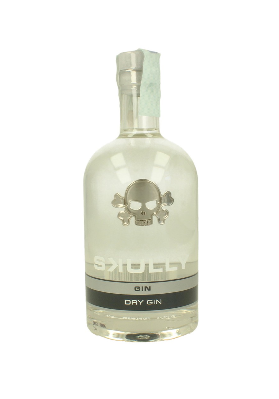 Spirits HOLLAND DRY SKULLY Antique, Whisky Whisky Products GIN - 41.8 - &