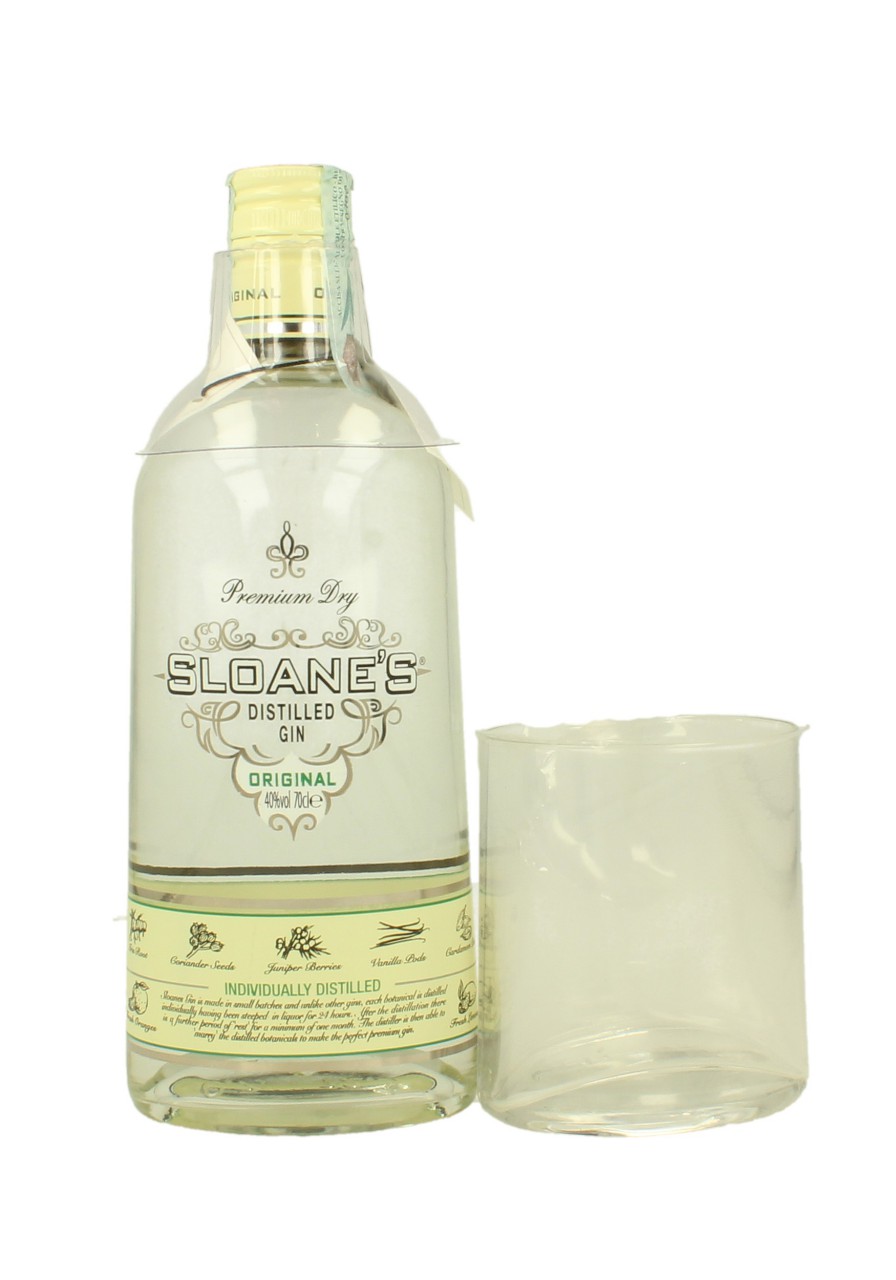 SLOANE\'S GIN 40% Antique, Whisky Spirits Whisky & DRY - - GIN HOLLAND Products