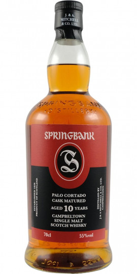 SPRINGBANK 10 years Old 70cl 55% OB  - 2023 Edition - Palo Cortado Edition