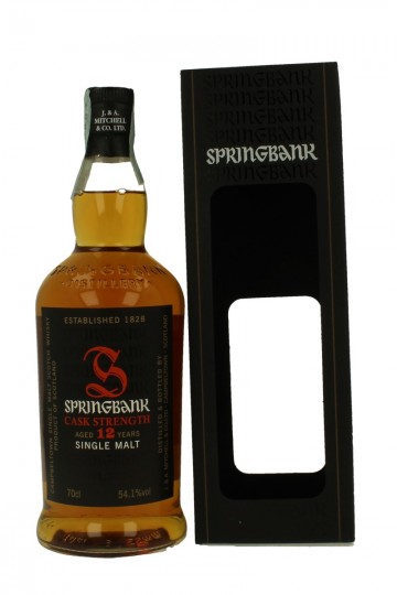 SPRINGBANK 12 years old 70cl 54.1% OB-Cask Strength Batch 12